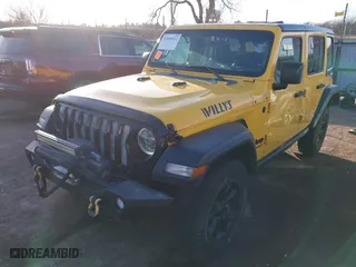2021 Jeep Wrangler Unlimited Sport S with VIN 1C4HJXDN6MW597477, listed as a IAAI auction lot 41089112 with NaN miles. Bid and sale history available at carsss.com. Image 17.
