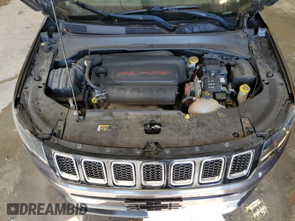 2018 Jeep Compass Latitude with VIN 3C4NJDBB6JT142303, listed as a Copart auction lot 57510045 with 65,336 mi miles and Salvage title. Bid and sale history available at DreamBid. Image 12.