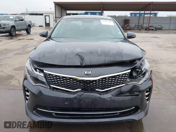 2016 Kia Optima SX Turbo with VIN 5XXGW4L22GG089399, listed as a IAAI auction lot 41498110 with 79,033 mi miles and . Bid and sale history available at DreamBid. Image 6.