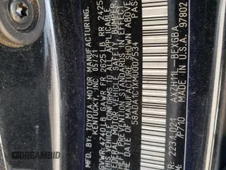 2021 Lexus ES 300h z VIN 58ADA1C1XMU007534, wystawiony jako Copart lot #47998405 z przebiegiem Nie podano mil oraz Szkoda całkowita • Salvage title. Historia ofert i sprzedaży dostępna na DreamBid. Obrazek 12.