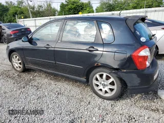 2005 Kia Spectra with VIN KNAFE161155153320, listed as a Copart auction lot 55231794 with 149,492 mi miles and Salvage Title. Bid and sale history available at carsss.com. Image 2.