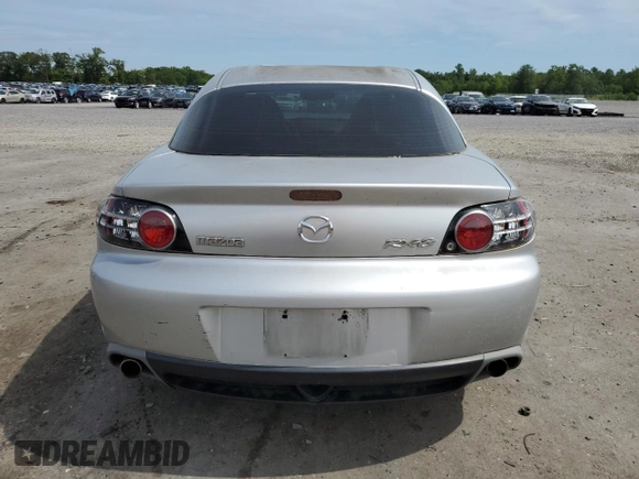 2005 Mazda RX-8 z VIN JM1FE17N650156229, wystawiony jako Copart lot #56708575 z przebiegiem Nie podano mil oraz Czysty tytuł • Clean title. Historia ofert i sprzedaży dostępna na DreamBid. Obrazek 6.