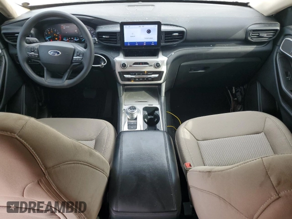 2022 Ford Explorer with VIN 1FMSK7BH7NGB30639, listed as a Copart auction lot 55044715 with 15,882 mi miles and Salvage title. Bid and sale history available at DreamBid. Image 8.