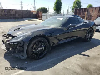 2015 Chevrolet Corvette 3LT with VIN 1G1YE2D72F5101083, listed as a Copart auction lot 61002515 with 101,383 mi miles and Salvage title. Bid and sale history available at DreamBid. Image 1.