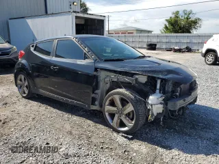 2013 Hyundai Veloster Turbo with VIN KMHTC6AE8DU178833, listed as a Copart auction lot 61944125 with 149,564 mi miles and Salvage title. Bid and sale history available at DreamBid. Image 4.