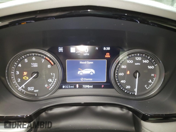 2023 Cadillac XT5 AWD Premium Luxury with VIN 1GYKNDRS5PZ221261, listed as a Copart auction lot 52779565 with 7,098 mi miles and Salvage Title. Bid and sale history available at DreamBid. Image 9.