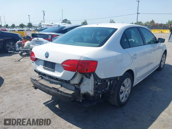 2012 Volkswagen Jetta S with VIN 3VW2K7AJ4CM395270, listed as a IAAI auction lot 42442811 with 164,952 mi miles and . Bid and sale history available at DreamBid. Image 4.