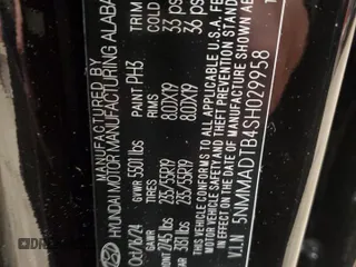 2025 Genesis GV70 2.5T with VIN 5NMMADTB4SH029958, listed as a Copart auction lot 57939415 with 2,333 mi miles and Salvage title. Bid and sale history available at DreamBid. Image 14.