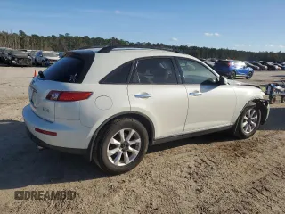 2006 Infiniti FX35 with VIN JNRAS08U66X104076, listed as a Copart auction lot 85278234 with 133,930 mi miles and Salvage Title. Bid and sale history available at carsss.com. Image 3.