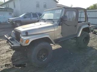 2003 Jeep Wrangler Sahara z VIN 1J4FA59S83P318057, wystawiony jako Copart lot #58781495 z przebiegiem 102 571 mil mil oraz Czysty tytuł • Clean title. Historia ofert i sprzedaży dostępna na DreamBid. Obrazek 1.