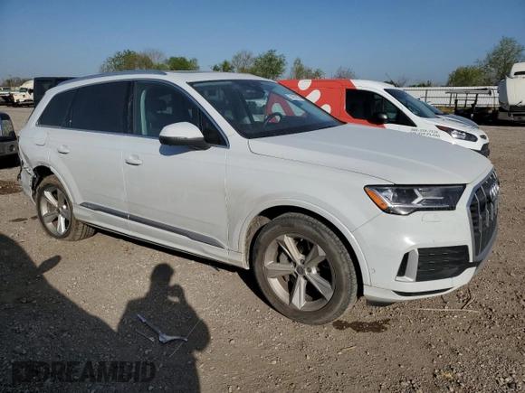 2023 Audi Q7 Premium Plus with VIN WA1LCBF77PD001213, listed as a Copart auction lot 50259205 with 33,072 mi miles and Salvage title. Bid and sale history available at DreamBid. Image 4.