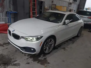 2019 BMW 4 Series 430i with VIN WBA4J1C53KBM17970, listed as a IAAI auction lot 41562291 with 50,377 mi miles. Bid and sale history available at carsss.com. Image 2.