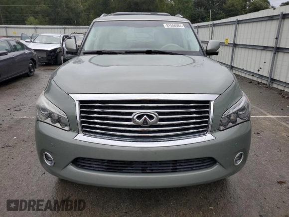 2011 Infiniti QX56 7-passenger with VIN JN8AZ2NE8B9006786, listed as a Copart auction lot 81556984 with 164,074 mi miles and Non Repairable. Bid and sale history available at carsss.com. Image 5.
