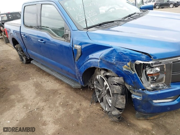 2022 Ford F-150 XL with VIN 1FTFW1E82NKE41217, listed as a IAAI auction lot 41710276 with 26,731 mi miles. Bid and sale history available at carsss.com. Image 6.