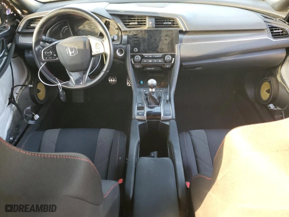 2019 Honda Civic Si Sedan with VIN 2HGFC1E50KH705618, listed as a Copart auction lot 83676654 with 58,775 mi miles and Salvage Title. Bid and sale history available at carsss.com. Image 8.