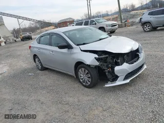 2017 Nissan Sentra S with VIN 3N1AB7AP8HY377389, listed as a IAAI auction lot 41760145 with 118,446 mi miles. Bid and sale history available at carsss.com. Image 1.