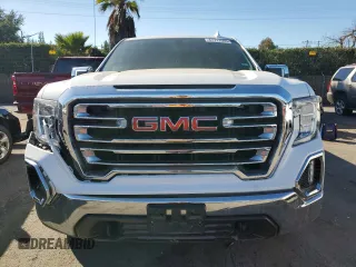 2022 GMC Sierra 1500 Limited SLT with VIN 3GTU9DED0NG154771, listed as a Copart auction lot 87717695 with 21,463 mi miles and Salvage Title. Bid and sale history available at carsss.com. Image 5.