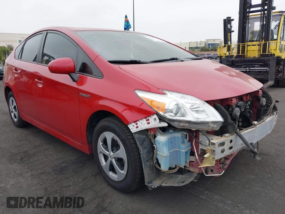 2015 Toyota Prius Four with VIN JTDKN3DU0F0428944, listed as a IAAI auction lot 42043343 with 166,843 mi miles. Bid and sale history available at carsss.com. Image 1.