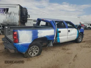 2007 Chevrolet Silverado 1500 LS with VIN 2GCEC13V571146242, listed as a Copart auction lot 52463615 with Not Provided miles and Salvage Title. Bid and sale history available at DreamBid. Image 3.