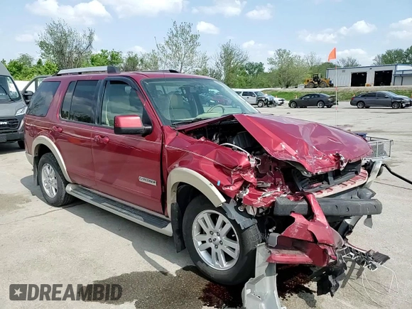 2006 Ford Explorer Eddie Bauer z VIN 1FMEU74E66UA43716, wystawiony jako Copart lot #54717655 z przebiegiem 191 275 mil mil oraz Szkoda całkowita • Salvage title. Historia ofert i sprzedaży dostępna na DreamBid. Obrazek 14.
