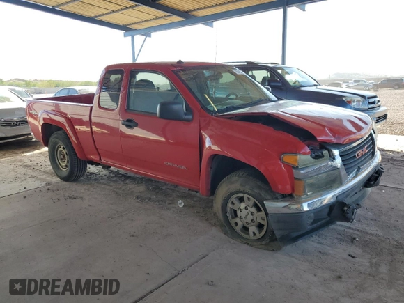 2005 GMC Canyon SLE Z71 with VIN 1GTDS196158130323, listed as a Copart auction lot 78646804 with 0 mi miles and Salvage Title. Bid and sale history available at carsss.com. Image 4.