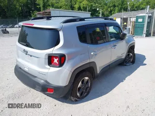 2018 Jeep Renegade Sport with VIN ZACCJBAB2JPH43339, listed as a IAAI auction lot 42571383 with 92,105 mi miles and . Bid and sale history available at DreamBid. Image 4.