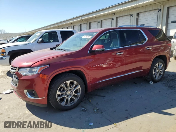 2019 Chevrolet Traverse Premier with VIN 1GNERKKW4KJ248233, listed as a Copart auction lot 47382885 with 72,185 mi miles and Salvage Title. Bid and sale history available at carsss.com. Image 1.