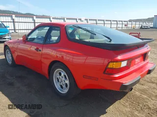 1984 Porsche 944 with VIN WP0AA0948EN456264, listed as a IAAI auction lot 42134801 with 54,339 mi miles and . Bid and sale history available at carsss.com. Image 3.
