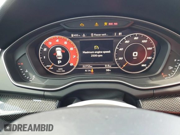 2019 Audi SQ5 Premium Plus with VIN WA1B4AFY2K2132694, listed as a Copart auction lot 51310185 with 22,753 mi miles and Salvage Title. Bid and sale history available at carsss.com. Image 9.