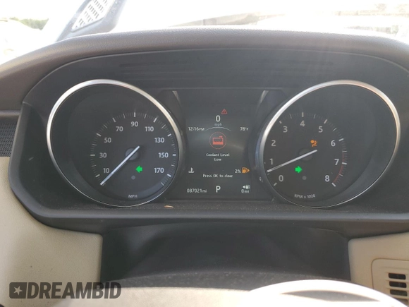 2016 Land Rover Range Rover Sport HSE с VIN SALWR2PF6GA116502, выставлен на аукционе Copart как лот 60208765 с пробегом 87 021 миль миль и Списание • Salvage title. История ставок и продаж доступна на DreamBid. Изображение 9.