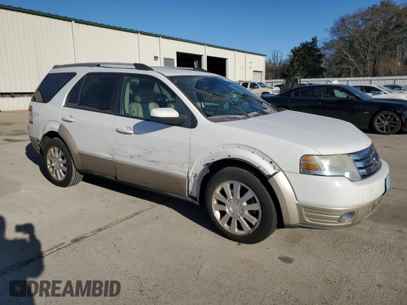 2008 Ford Taurus X Eddie Bauer with VIN 1FMDK07W78GA16734, listed as a Copart auction lot 86011354 with 214,429 mi miles and Salvage title. Bid and sale history available at DreamBid. Image 4.