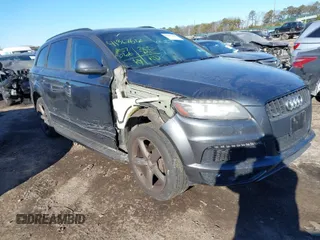 2015 Audi Q7 3.0T S line Prestige with VIN WA1DGAFEXFD001724, listed as a IAAI auction lot 41367612 with 57,066 mi miles. Bid and sale history available at carsss.com. Image 1.