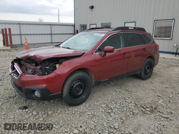 2016 Subaru Outback 2.5i Premium with VIN 4S4BSACC9G3343862, listed as a Copart auction lot 53339395 with 155,197 mi miles and Clean Title. Bid and sale history available at carsss.com. Image 1.