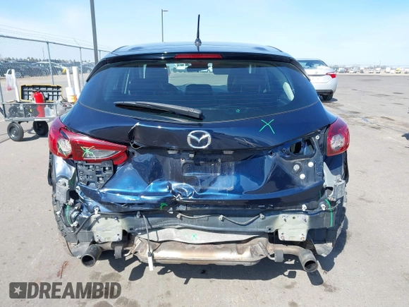 2017 Mazda 3 Touring with VIN 3MZBN1L7XHM119916, listed as a IAAI auction lot 41853321 with 118,822 mi miles. Bid and sale history available at carsss.com. Image 16.