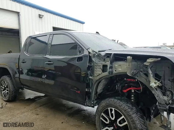 2019 GMC Sierra 1500 AT4 with VIN 3GTP9EEDXKG124613, listed as a Copart auction lot 45153355 with 126,219 mi miles and Salvage Title. Bid and sale history available at carsss.com. Image 14.