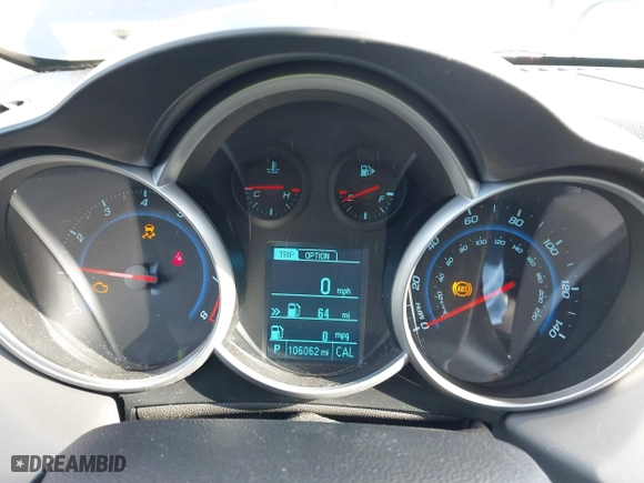 2013 Chevrolet Cruze LS with VIN 1G1PA5SGXD7302629, listed as a IAAI auction lot 41213864 with 106,062 mi miles. Bid and sale history available at carsss.com. Image 7.