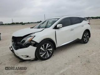 2017 Nissan Murano Platinum with VIN 5N1AZ2MG1HN108781, listed as a Copart auction lot 52000995 with 156,206 mi miles and Salvage title. Bid and sale history available at DreamBid. Image 1.