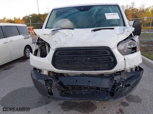 2016 Ford Transit Cargo Van with VIN 1FTYE1YM5GKB08596, listed as a IAAI auction lot 41459496 with 162,128 mi miles. Bid and sale history available at carsss.com. Image 6.