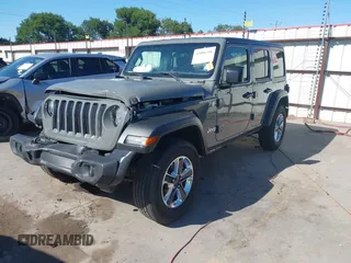2018 Jeep Wrangler Unlimited Sport S с VIN 1C4HJXDGXJW280475, выставлен на аукционе IAAI как лот 42084746 с пробегом 93 228 миль миль и . История ставок и продаж доступна на DreamBid. Изображение 22.