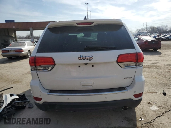 2017 Jeep Grand Cherokee Limited z VIN 1C4RJEBG6HC943399, wystawiony jako Copart lot #49082415 z przebiegiem Nie podano mil oraz Szkoda całkowita • Salvage title. Historia ofert i sprzedaży dostępna na DreamBid. Obrazek 6.