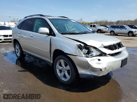 2007 Lexus RX 350 with VIN 2T2HK31U17C032886, listed as a Copart auction lot 54188485 with 240,559 mi miles and Salvage Title. Bid and sale history available at DreamBid. Image 4.