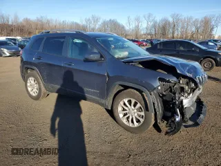 2020 Jeep Cherokee Latitude with VIN 1C4PJMCB2LD550684, listed as a Copart auction lot 43625725 with 60,417 mi miles and Salvage Title. Bid and sale history available at carsss.com. Image 4.