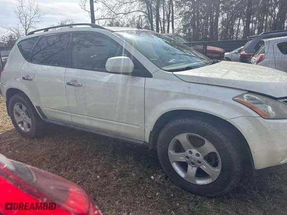 2005 Nissan Murano SL with VIN JN8AZ08T15W331929, listed as a Copart auction lot 46728195 with 999,999 mi miles and Clean Title. Bid and sale history available at carsss.com. Image 1.
