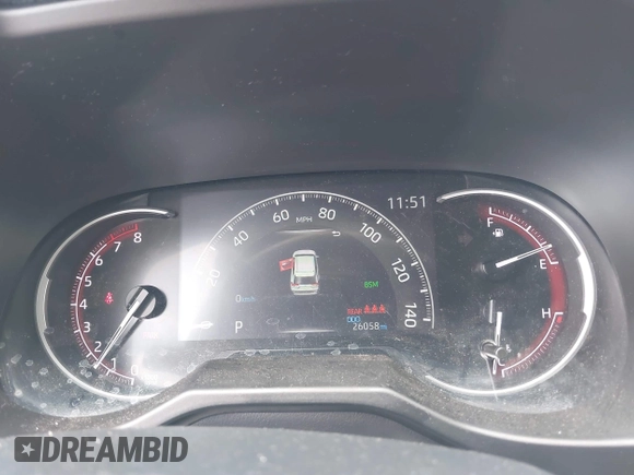 2023 Toyota RAV4 XLE Premium with VIN 2T3A1RFVXPC350896, listed as a IAAI auction lot 42345303 with 26,058 mi miles and . Bid and sale history available at DreamBid. Image 15.
