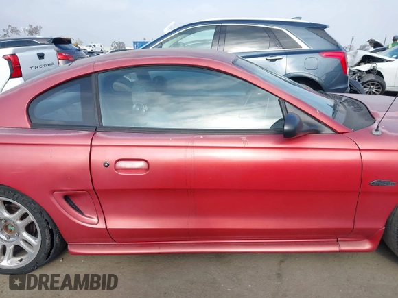 1996 Ford Mustang GT with VIN 1FALP42X2TF163881, listed as a IAAI auction lot 42342549 with 92,660 mi miles and . Bid and sale history available at DreamBid. Image 13.