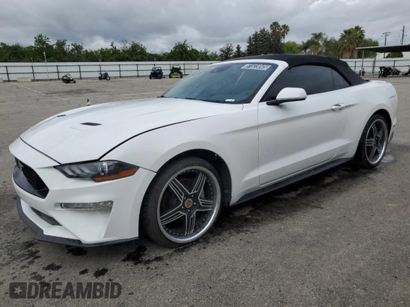 2022 Ford Mustang EcoBoost with VIN 1FATP8UHXN5105247, listed as a Copart auction lot 51523045 with 71,233 mi miles and Clean Title. Bid and sale history available at carsss.com. Image 1.