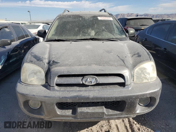 2006 Hyundai Santa Fe GLS with VIN KM8SC13D26U105043, listed as a Copart auction lot 75368984 with 197,229 mi miles and Non Repairable. Bid and sale history available at carsss.com. Image 5.