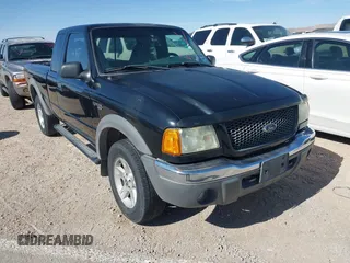 2002 Ford Ranger XL Fleet with VIN 1FTZR45E42PB55766, listed as a IAAI auction lot 41667553 with 270,812 mi miles. Bid and sale history available at carsss.com. Image 1.