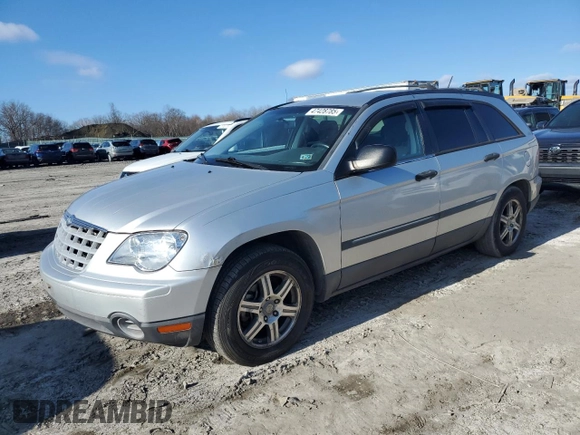 2007 Chrysler Pacifica z VIN 2A8GF48XX7R297289, wystawiony jako Copart lot #47428785 z przebiegiem 111 712 mil mil oraz Czysty tytuł • Clean title. Historia ofert i sprzedaży dostępna na DreamBid. Obrazek 1.