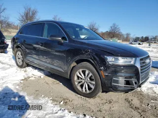 2019 Audi Q7 Premium with VIN WA1AAAF7XKD008723, listed as a Copart auction lot 41362765 with 87,175 mi miles and Salvage title. Bid and sale history available at DreamBid. Image 4.